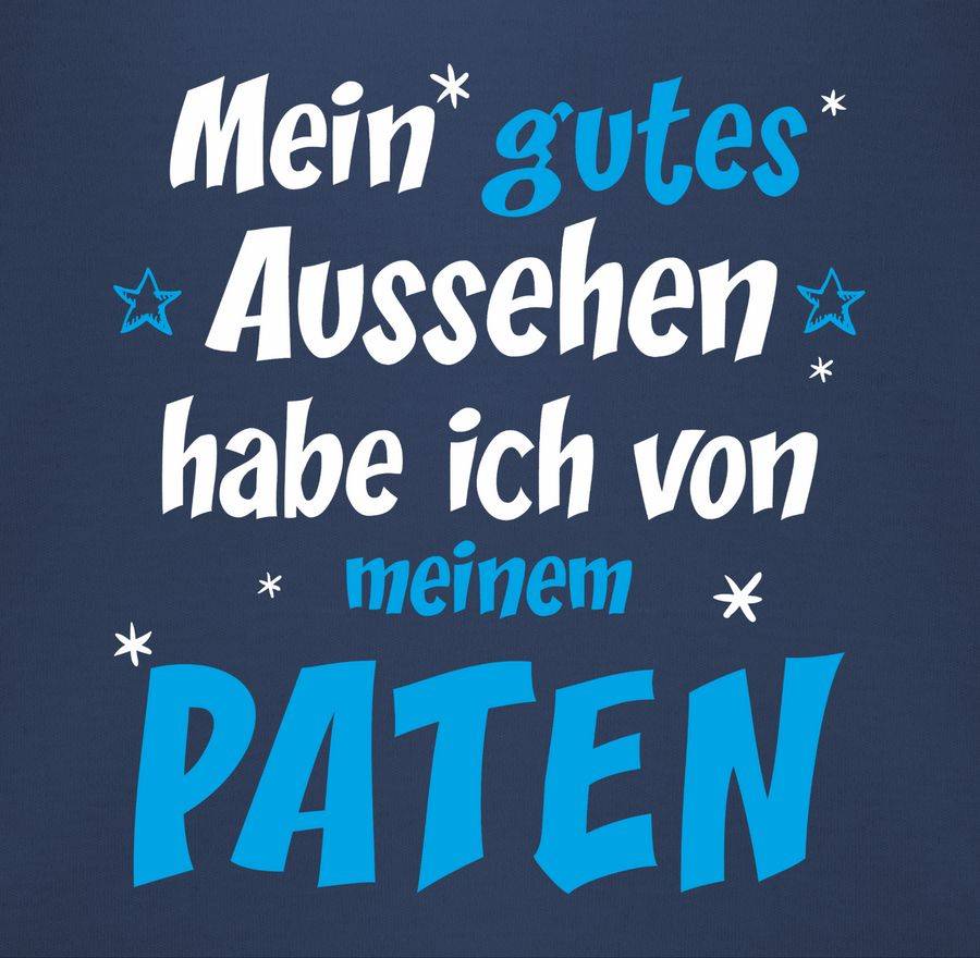 Shirtracer Gutes Aussehen Paten Junge - Blau/weiß: Tshirt Gym Bag Shirtracer