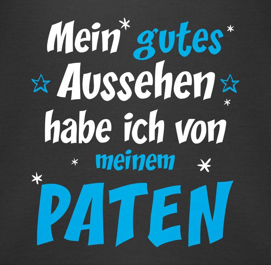 Shirtracer Gutes Aussehen Paten Junge - Blau/weiß: Tshirt Gym Bag Shirtracer