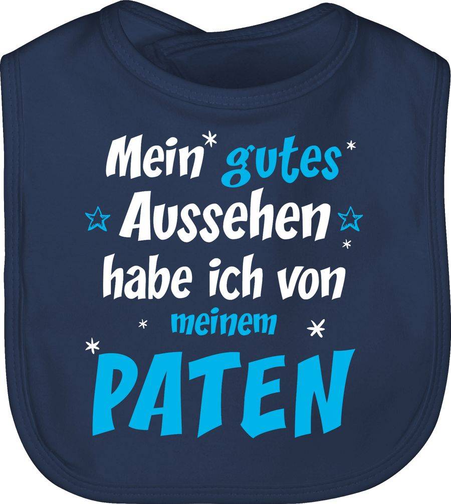 Shirtracer Gutes Aussehen Paten Junge - blau/weiß: Tshirt Gym Bag Shirtracer