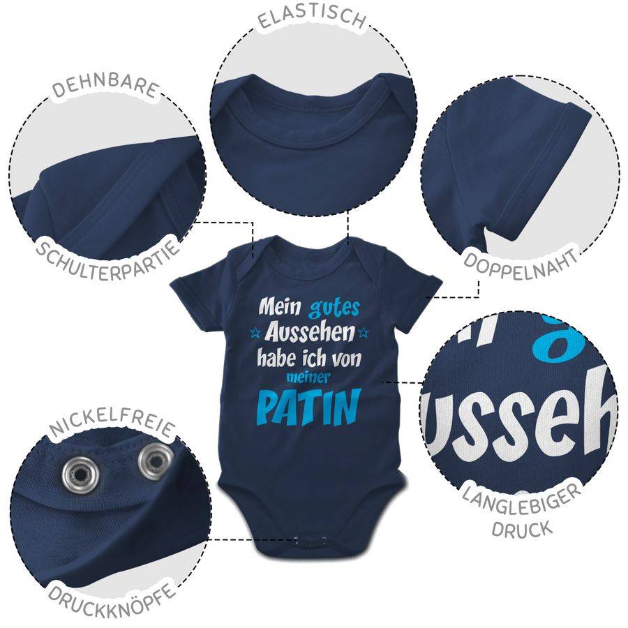Shirtracer Gutes Aussehen Patin Junge - Blau/weiß Shirts & Mehr Shirtracer