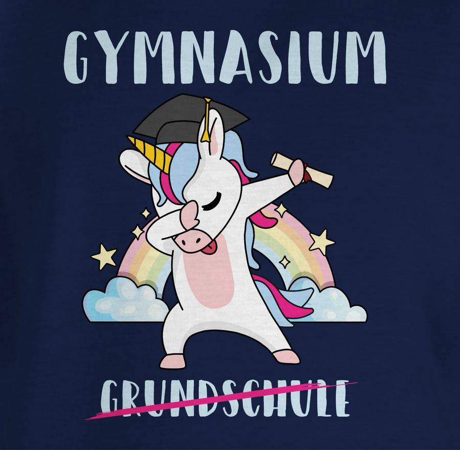 Shirtracer Gymnasium Grundschule Einhorn Shirts & Mehr Shirtracer