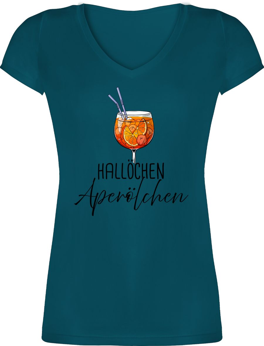 Shirtracer Hallöchen Aperölchen Aperol Spritz Mädelsabend Shirts & Mehr Shirtracer