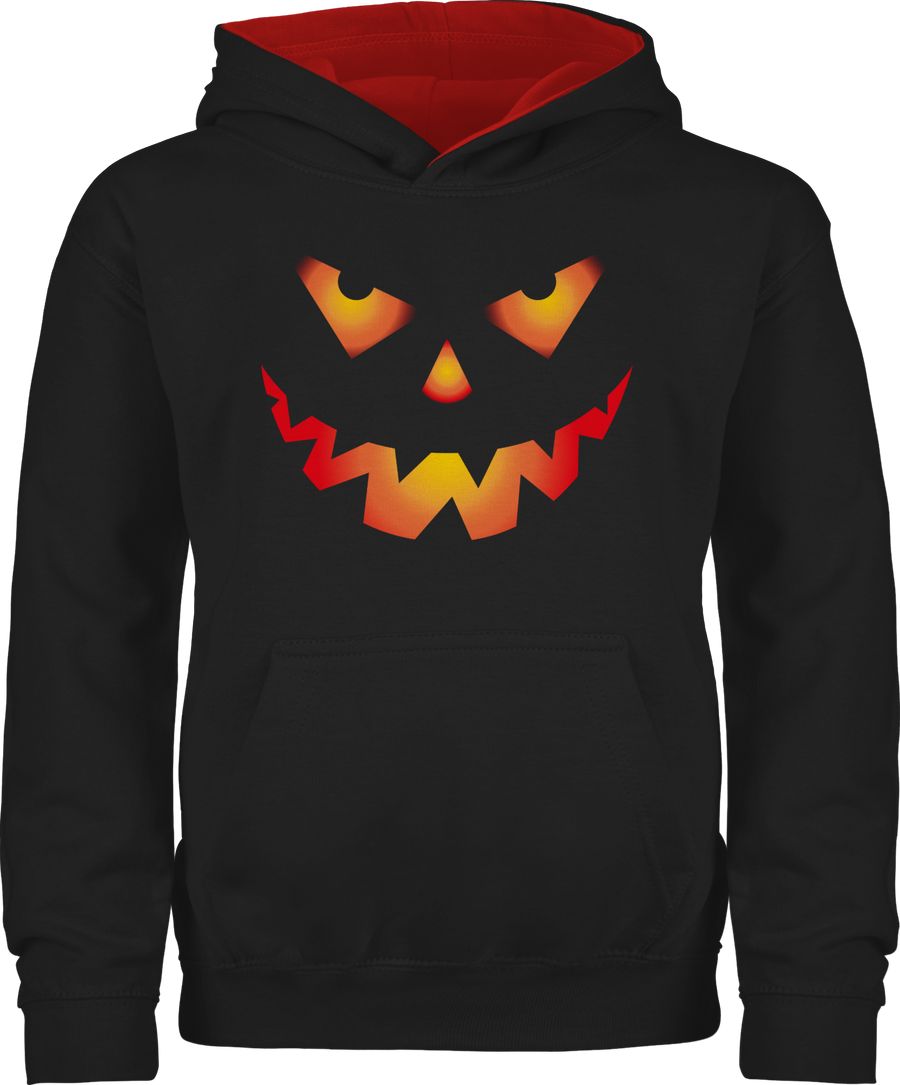 Shirtracer Halloween Kürbis Gesicht Gruseliger Kürbisgesicht Gruselig Böse Shirts & Mehr Shirtracer