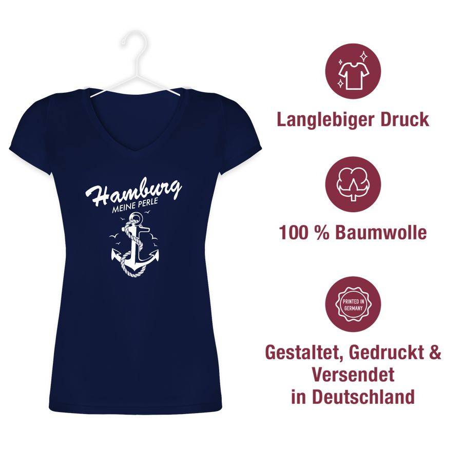 Shirtracer Hamburg - Meine Perle: Tshirt Gym Bag Shirtracer