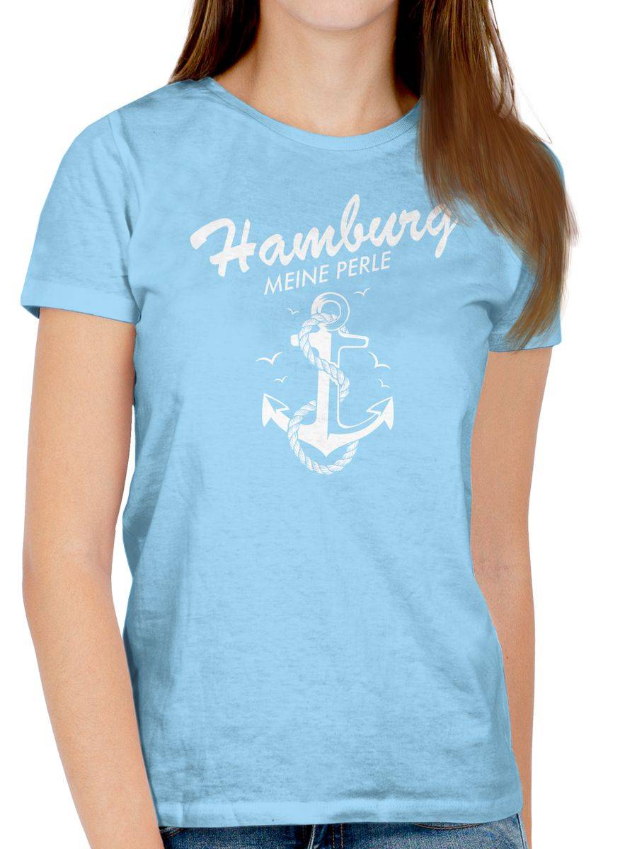 Shirtracer Hamburg - Meine Perle: Tshirt Gym Bag Shirtracer