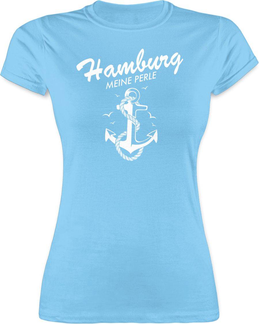Shirtracer Hamburg - meine Perle: Tshirt Gym Bag Shirtracer