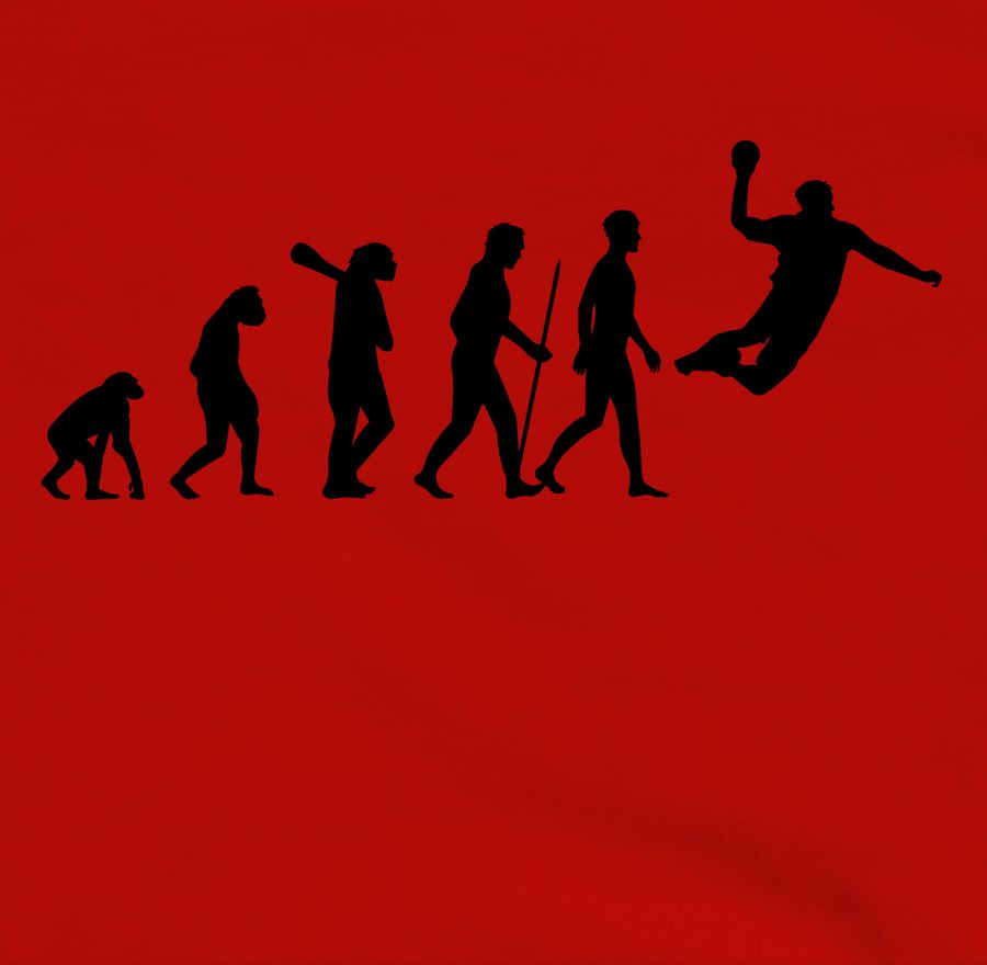 Shirtracer Handball Evolution Herren: Tshirt Turnbeutel Shirtracer