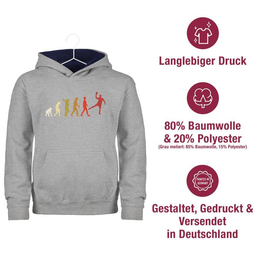 Shirtracer Handball Evolution Vintage Male Shirts & Mehr Shirtracer