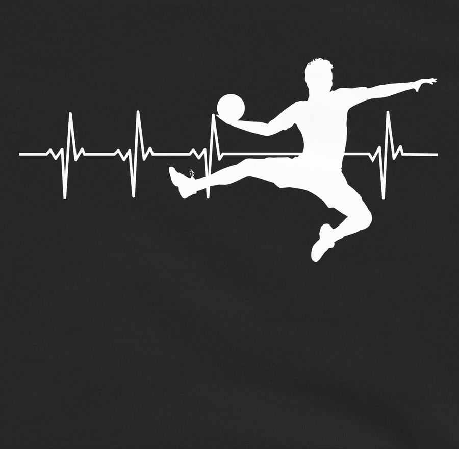 Shirtracer Handball Herzschlag Für Herren: T-Shirt Gym Bag Shirtracer