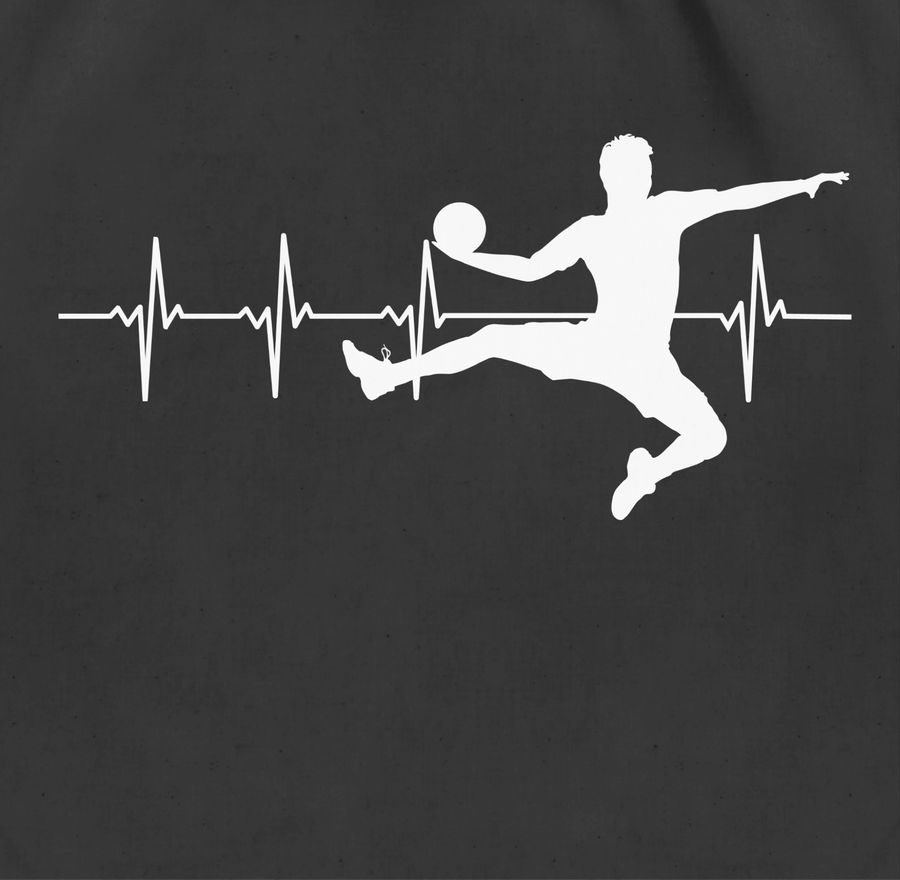 Shirtracer Handball Herzschlag Für Herren: T-Shirt Gym Bag Shirtracer