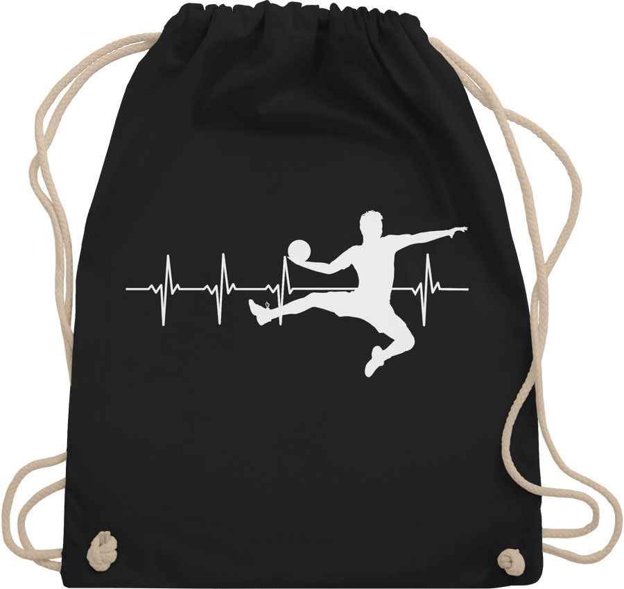 Shirtracer Handball Herzschlag für Herren: T-Shirt Gym Bag Shirtracer