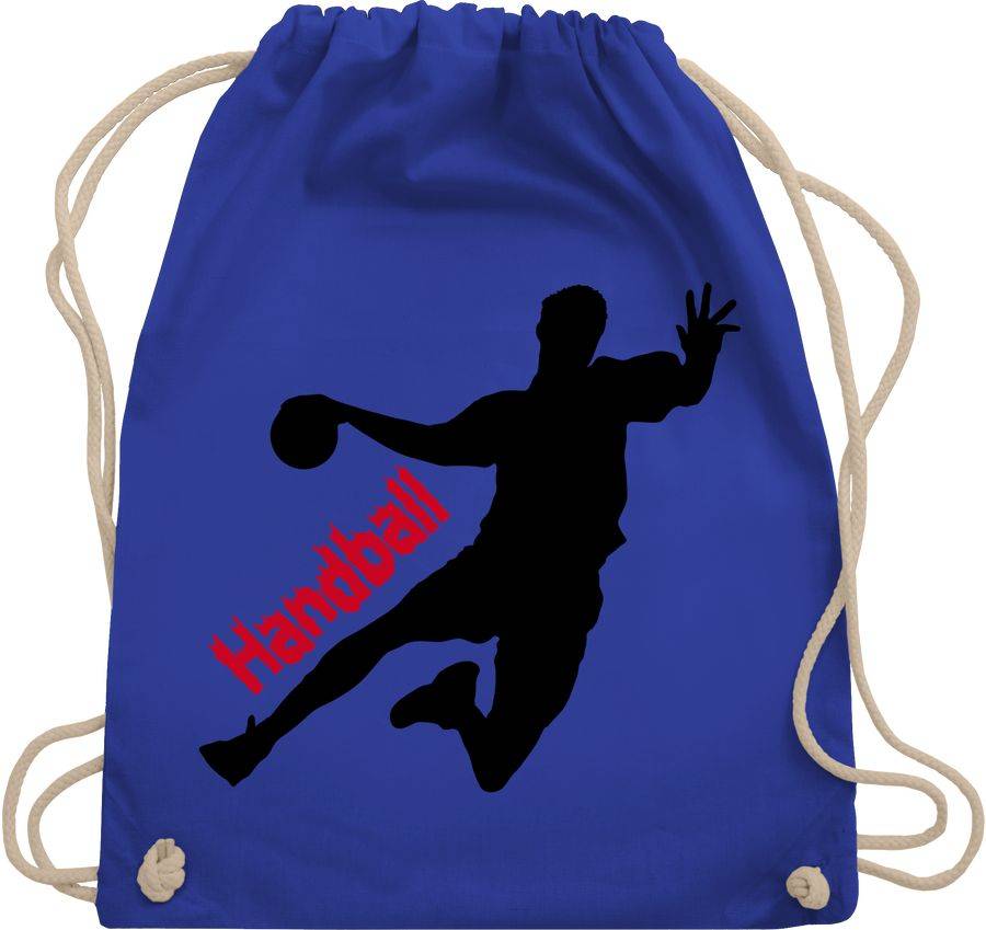 Shirtracer Handballer mit Schriftzug: Tshirt Gym Bag Shirtracer