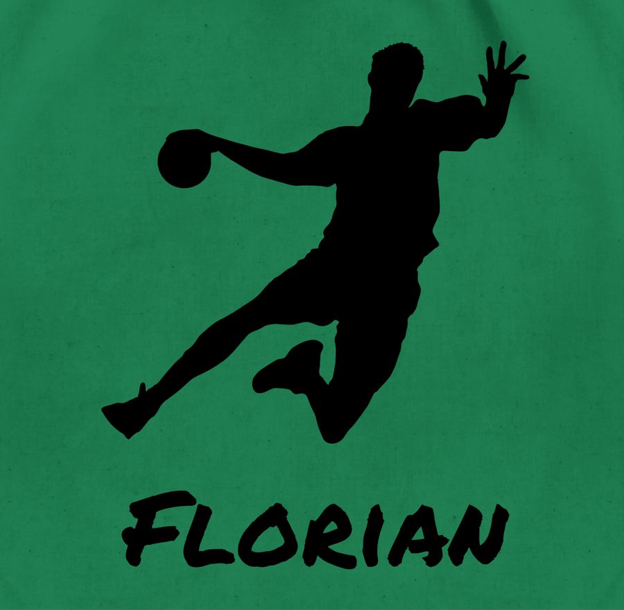 Shirtracer Handballer Silhouette Mit Name Shirts & Mehr Shirtracer