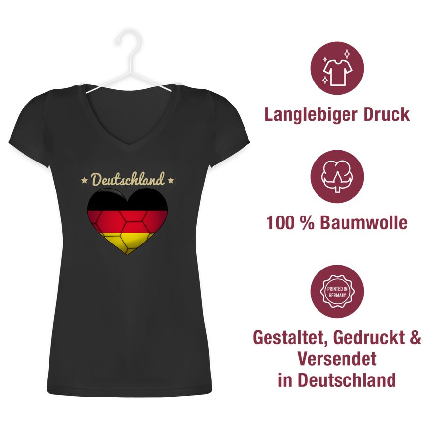 Shirtracer Handballherz Deutschland Shirts & Mehr Shirtracer
