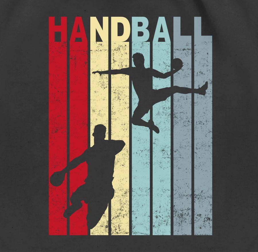 Shirtracer Handballspieler Vintage: T-Shirt Gym Bag Shirtracer