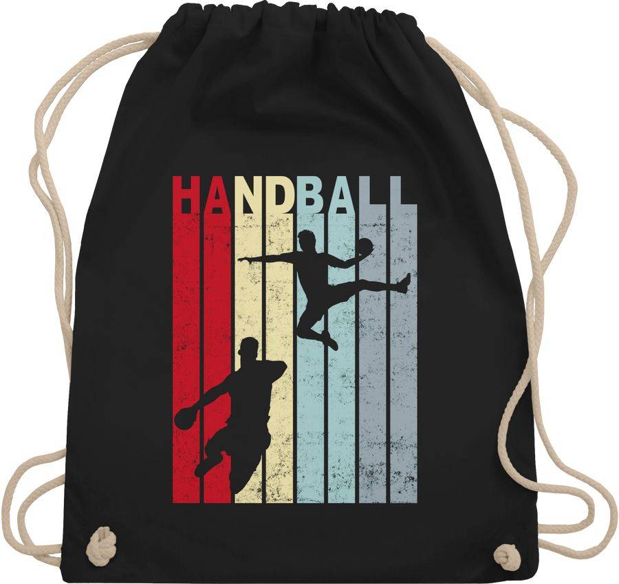 Shirtracer Handballspieler Vintage: T-Shirt Gym Bag Shirtracer