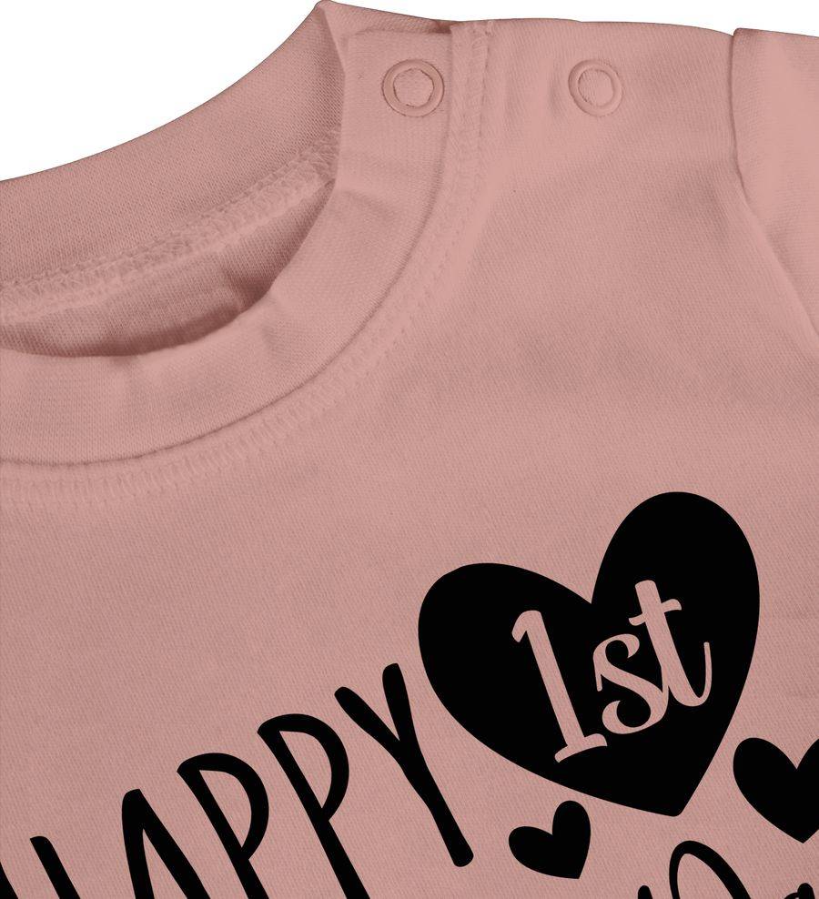 Shirtracer Happy 1st Father's Day Daddy! - Schwarz Shirts & Mehr Shirtracer