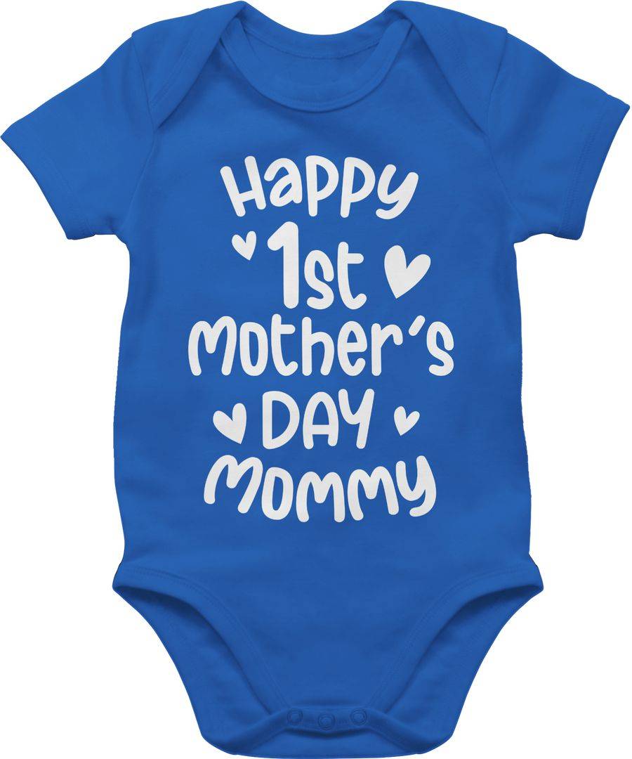 Shirtracer Happy 1st mother's day mommy weiß: Tshirt Rucksack Shirtracer