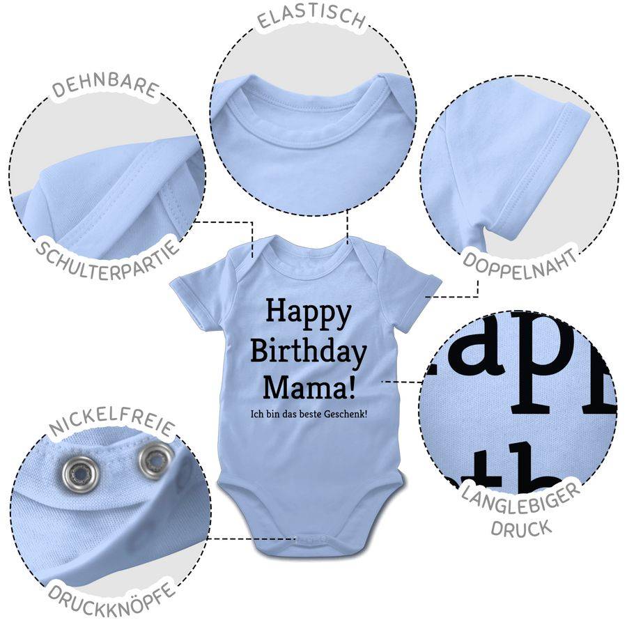 Shirtracer Happy Birthday Mama! Ich Bin Das Beste Geschenk! Shirts & Mehr Shirtracer