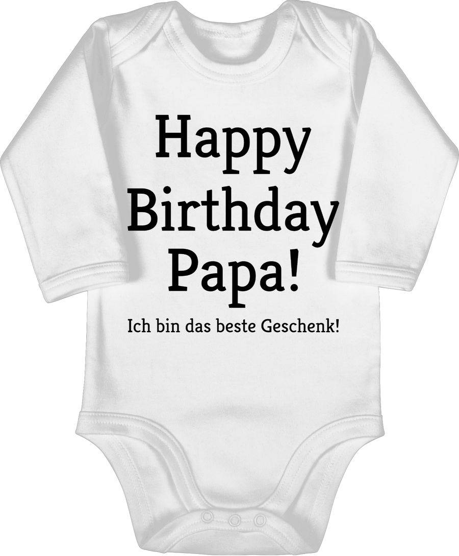 Shirtracer Happy Birthday Papa! Ich bin das beste Geschenk!: Tshirt Turnbeutel Shirtracer