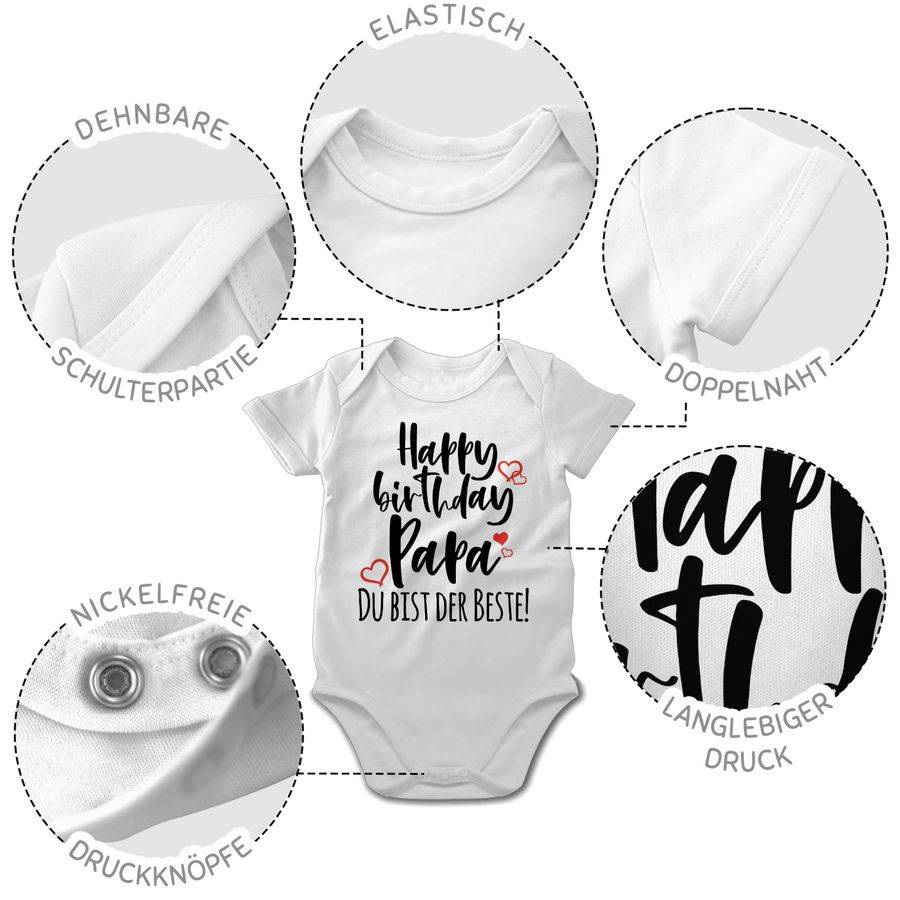 Shirtracer Happy Birthday Papa Shirts & Mehr Shirtracer