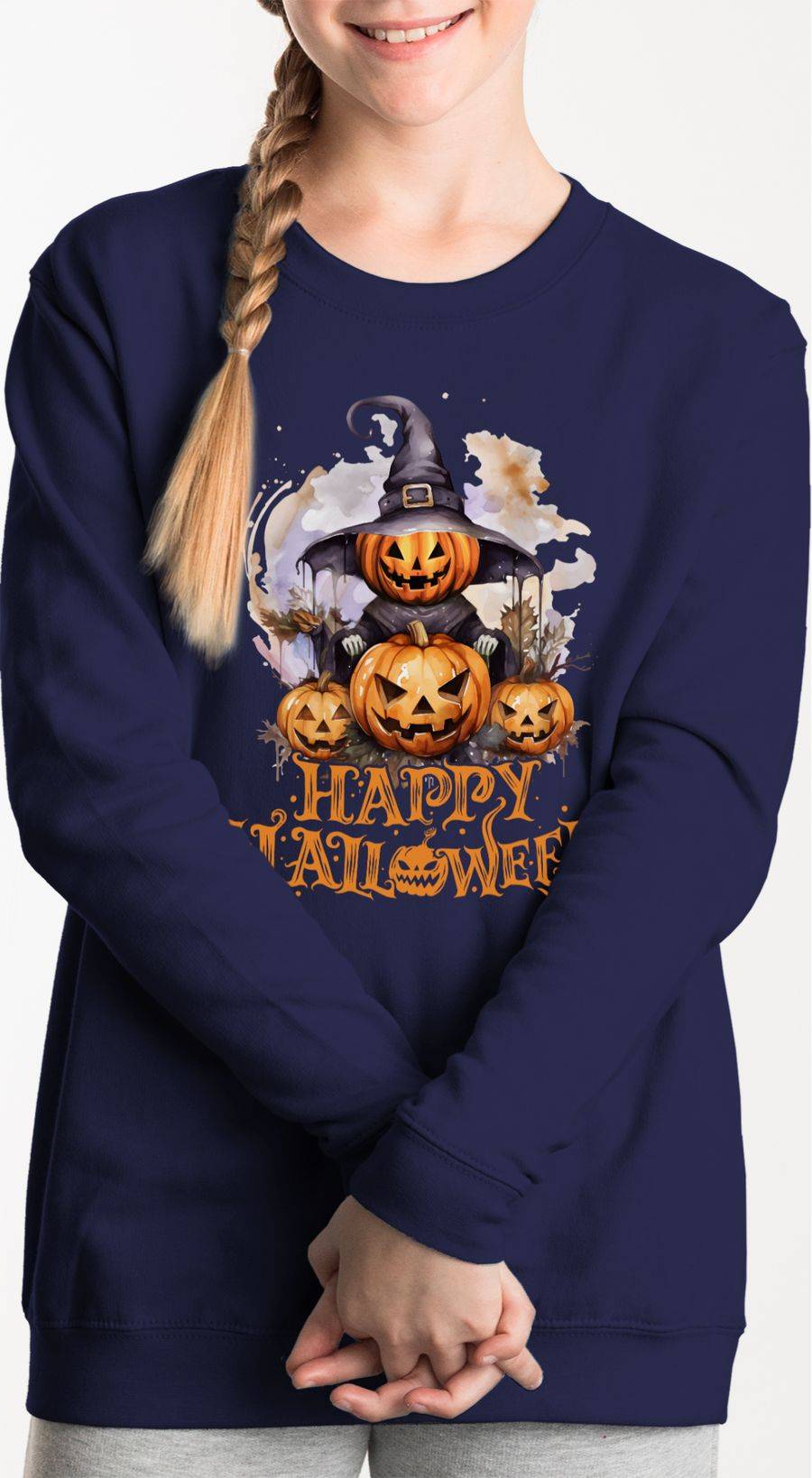 Shirtracer Happy Halloween Hexe Kürbiskopf Kürbis Gruselig: T-Shirt Gym Bag Shirtracer