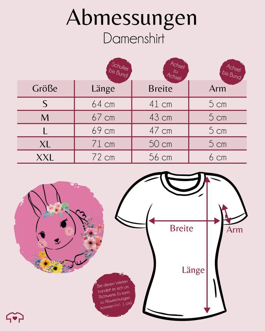 Shirtracer Hase Mit Blumen Schwarze Linien Shirts & Mehr Shirtracer