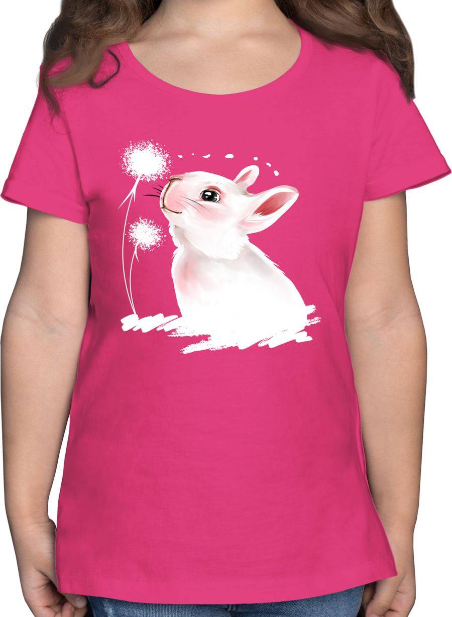 Shirtracer Hase mit Pusteblume: T-Shirt Turnbeutel Shirtracer