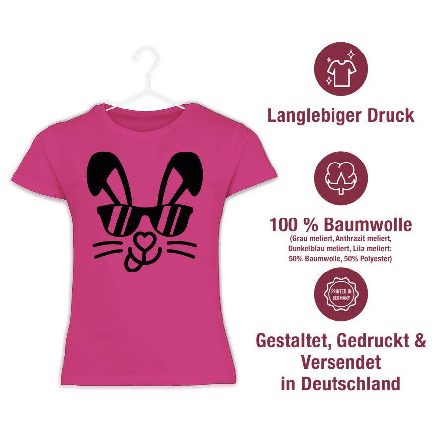 Shirtracer Hase Mit Sonnenbrille Schwarz Shirts & Mehr Shirtracer