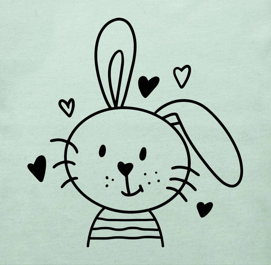 Shirtracer Hasen Schlappohr Scribble Shirts & Mehr Shirtracer