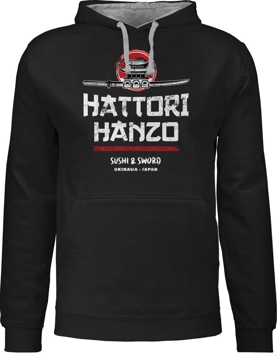 Shirtracer Hattori Hanzo Sushi & Sword Vintage: T-Shirt Turnbeutel Shirtracer