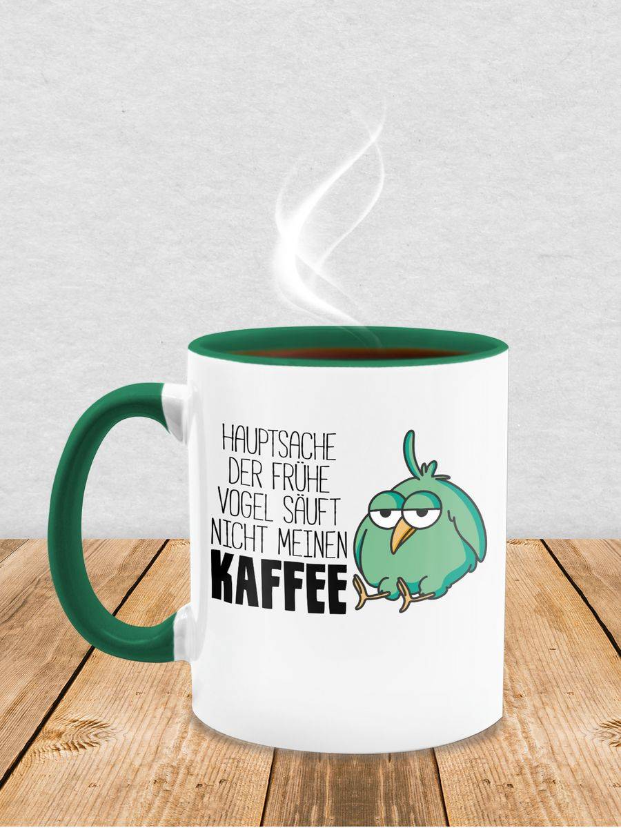 Shirtracer Hauptsache Der Frühe Vogel Säuft Nicht Meinen Kaffee: T-Shirt Gym Bag Shirtracer