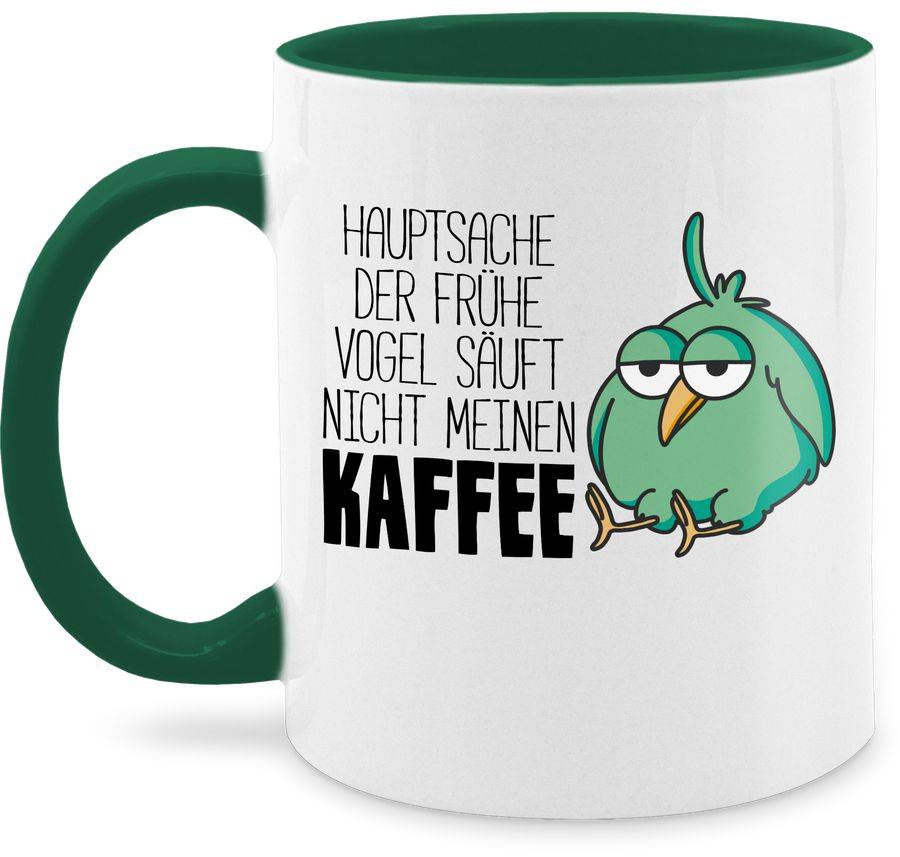 Shirtracer Hauptsache der frühe Vogel säuft nicht meinen Kaffee: T-Shirt Gym Bag Shirtracer