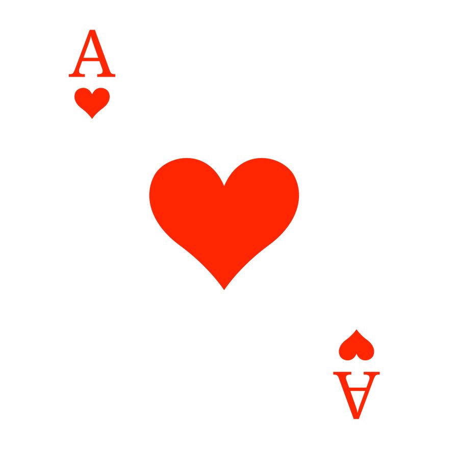 Shirtracer Herz Ass Kartenspiel Karneval Kostüm: T-Shirt Turnbeutel Shirtracer