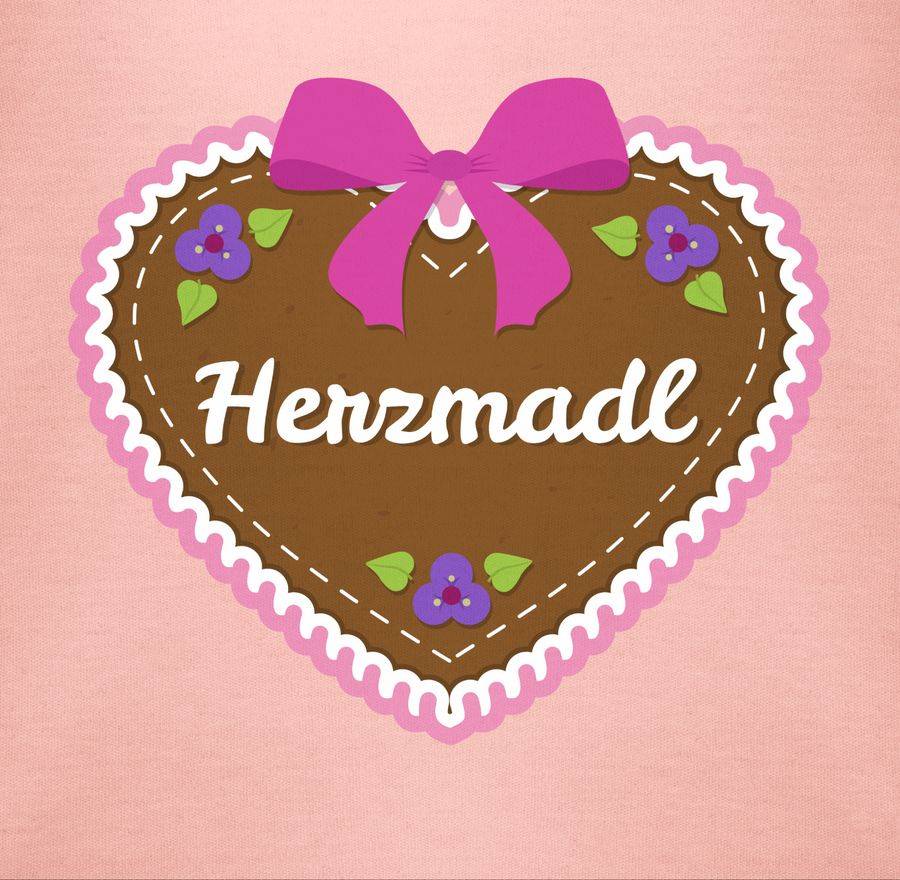 Shirtracer Herzmadl Lebkuchenherz Rosa Shirts & Mehr Shirtracer