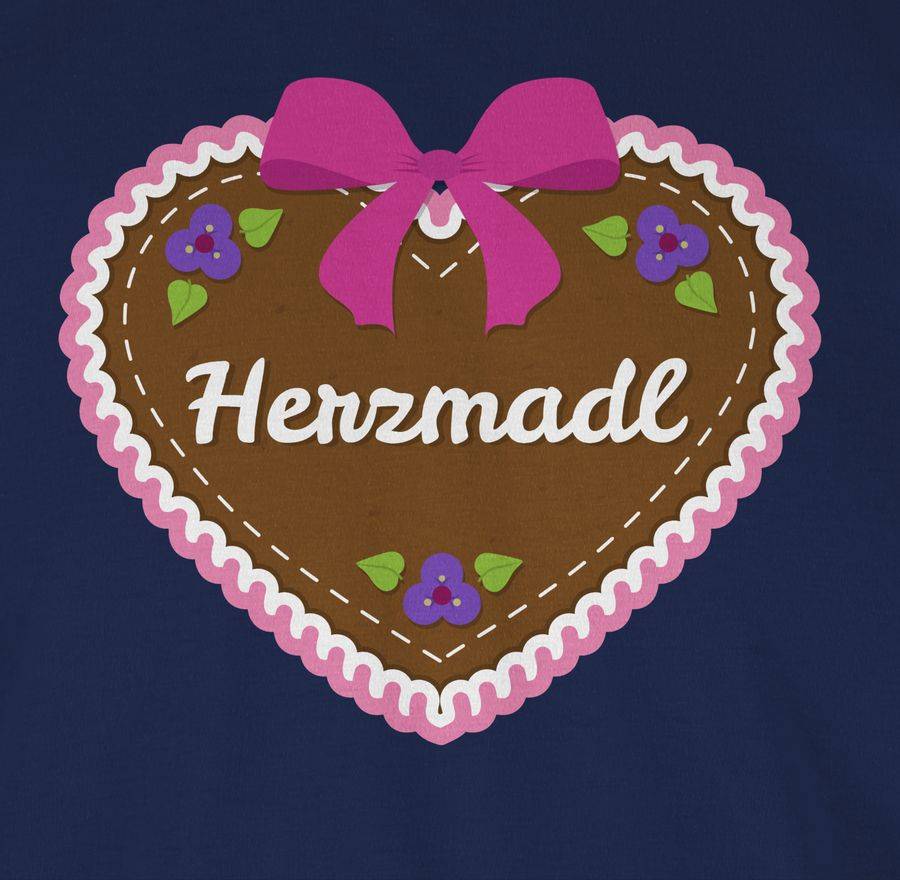 Shirtracer Herzmadl Lebkuchenherz Rosa Shirts & Mehr Shirtracer