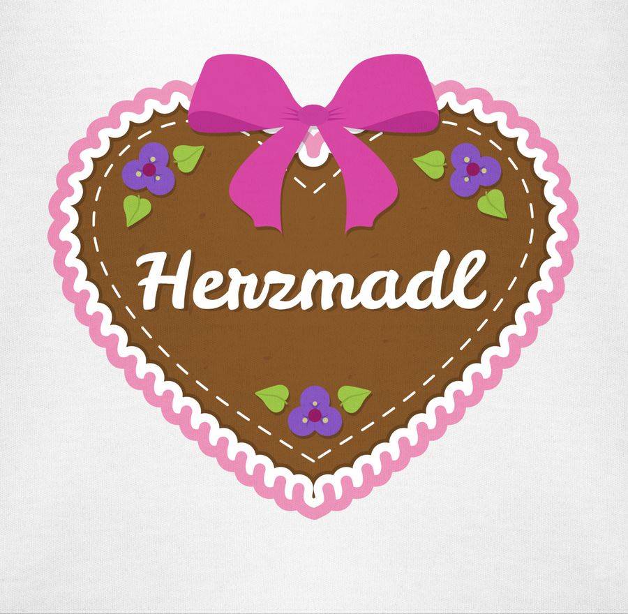 Shirtracer Herzmadl Lebkuchenherz Rosa Shirts & Mehr Shirtracer