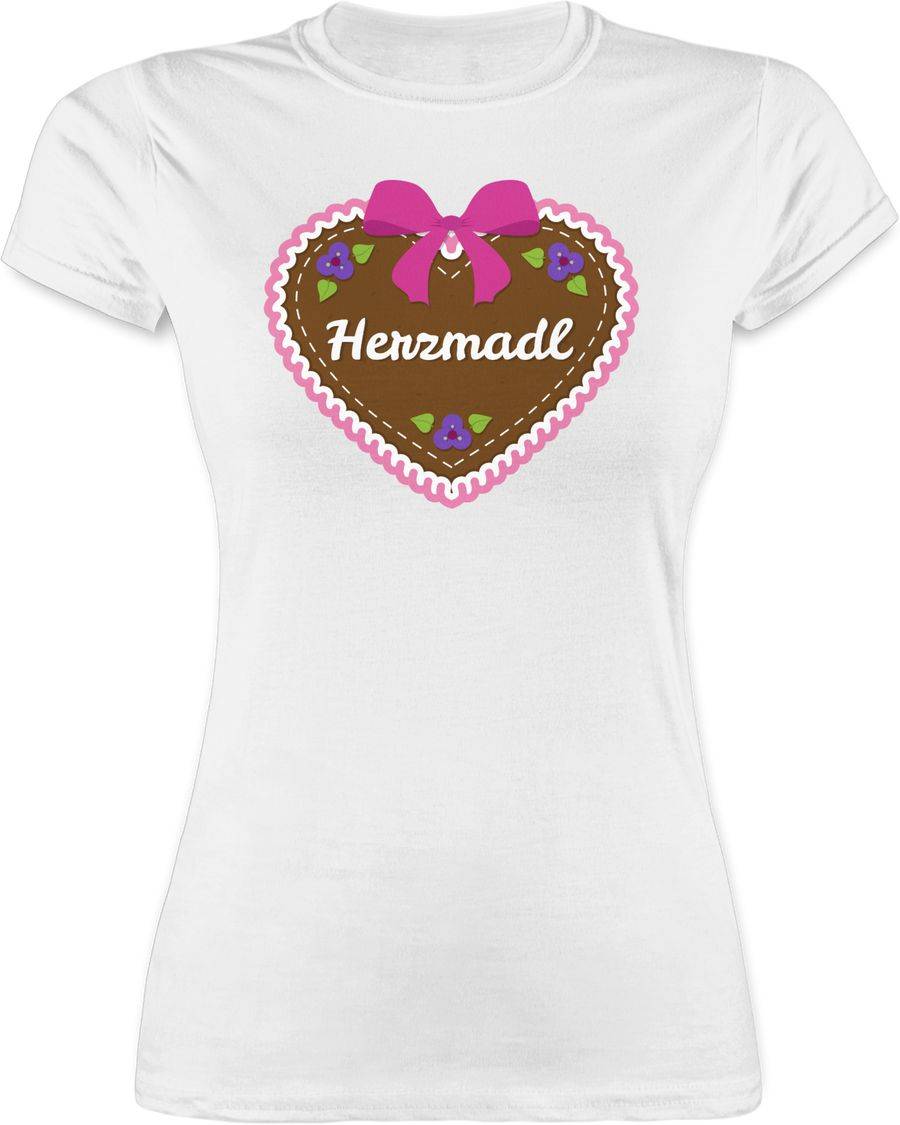 Shirtracer Herzmadl Lebkuchenherz Rosa Shirts & Mehr Shirtracer