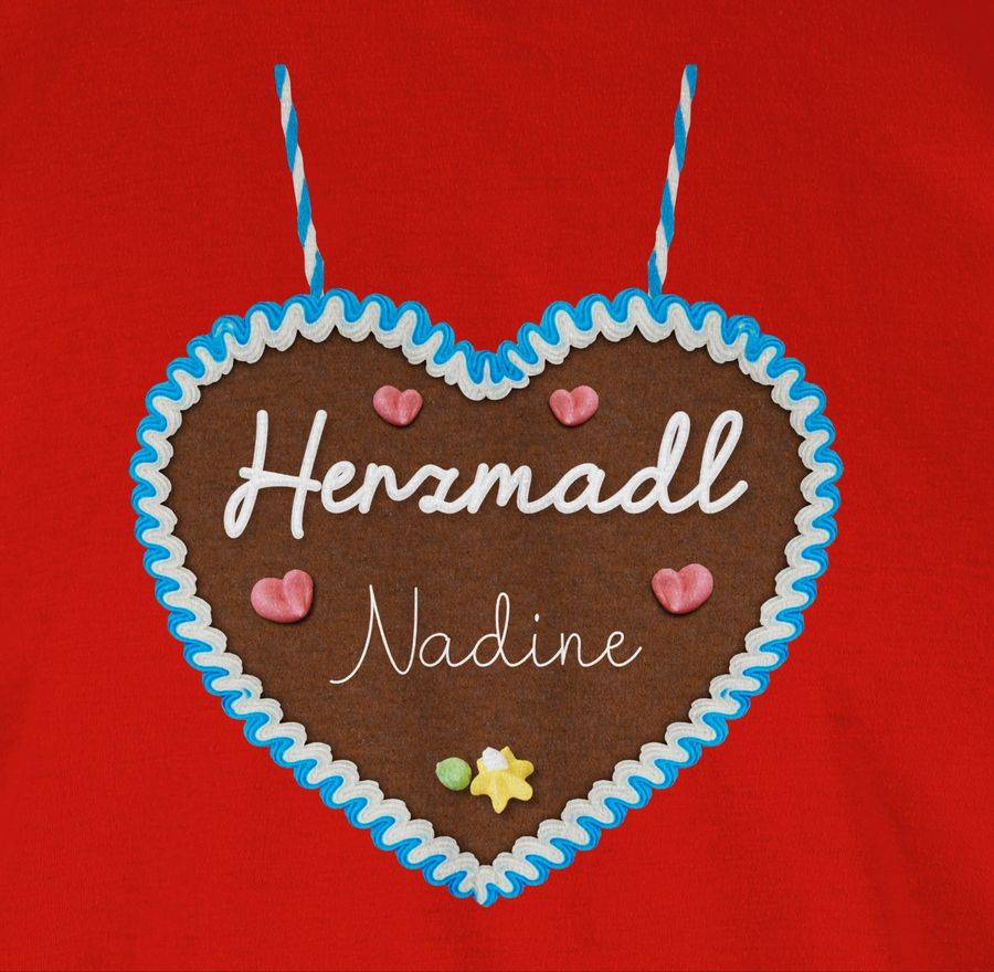 Shirtracer Herzmadl Lebkuchenherz Shirts & Mehr Shirtracer