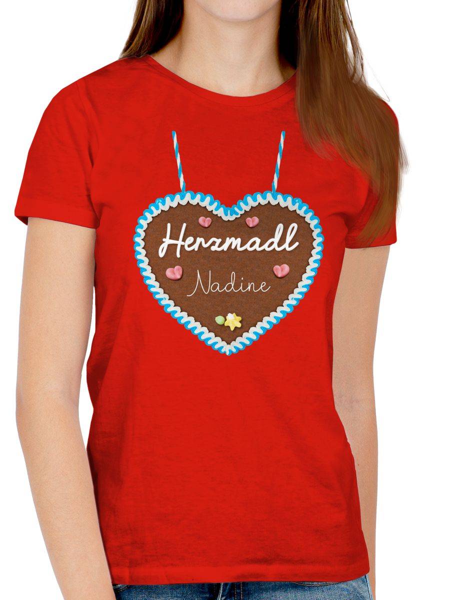 Shirtracer Herzmadl Lebkuchenherz Shirts & Mehr Shirtracer
