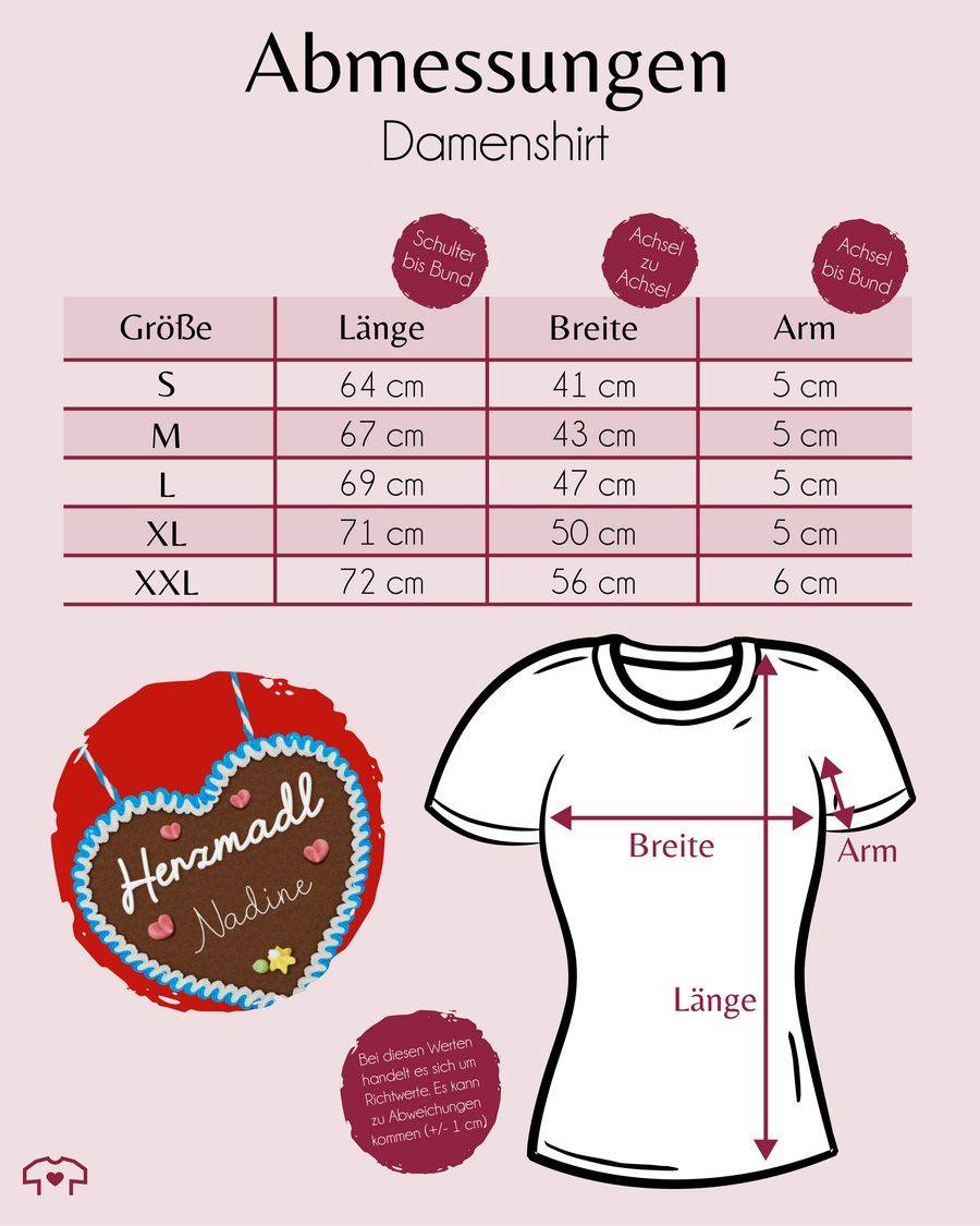 Shirtracer Herzmadl Lebkuchenherz Shirts & Mehr Shirtracer