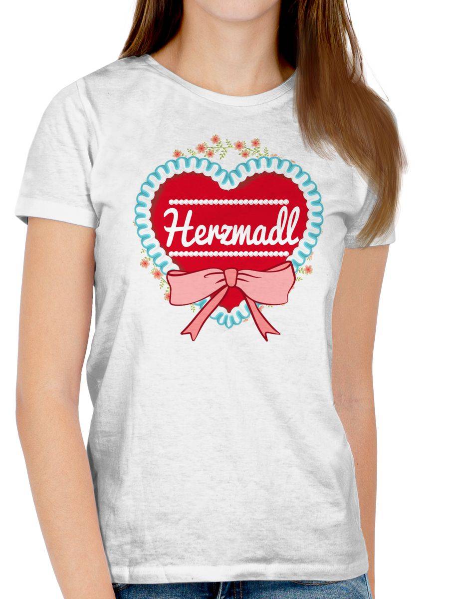 Shirtracer Herzmadl Lebkuchenherz Shirts & Mehr Shirtracer