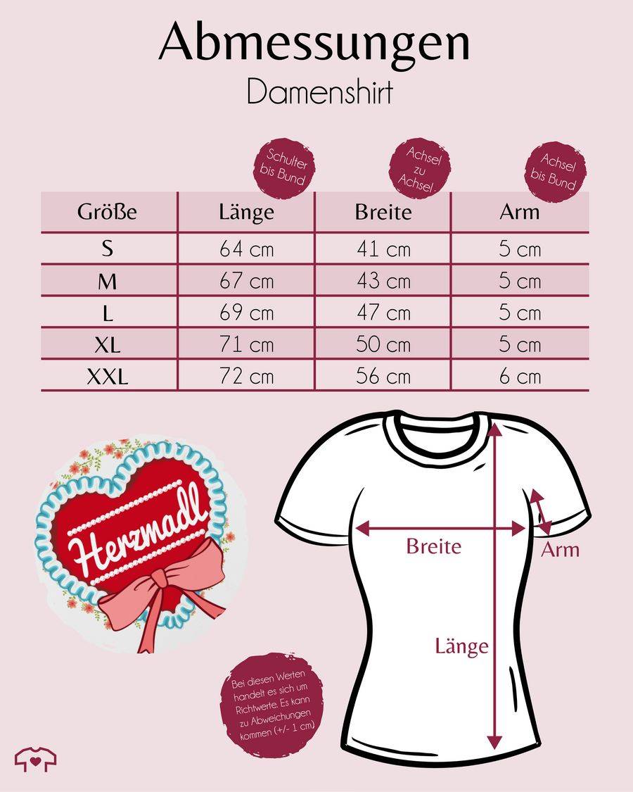 Shirtracer Herzmadl Lebkuchenherz Shirts & Mehr Shirtracer