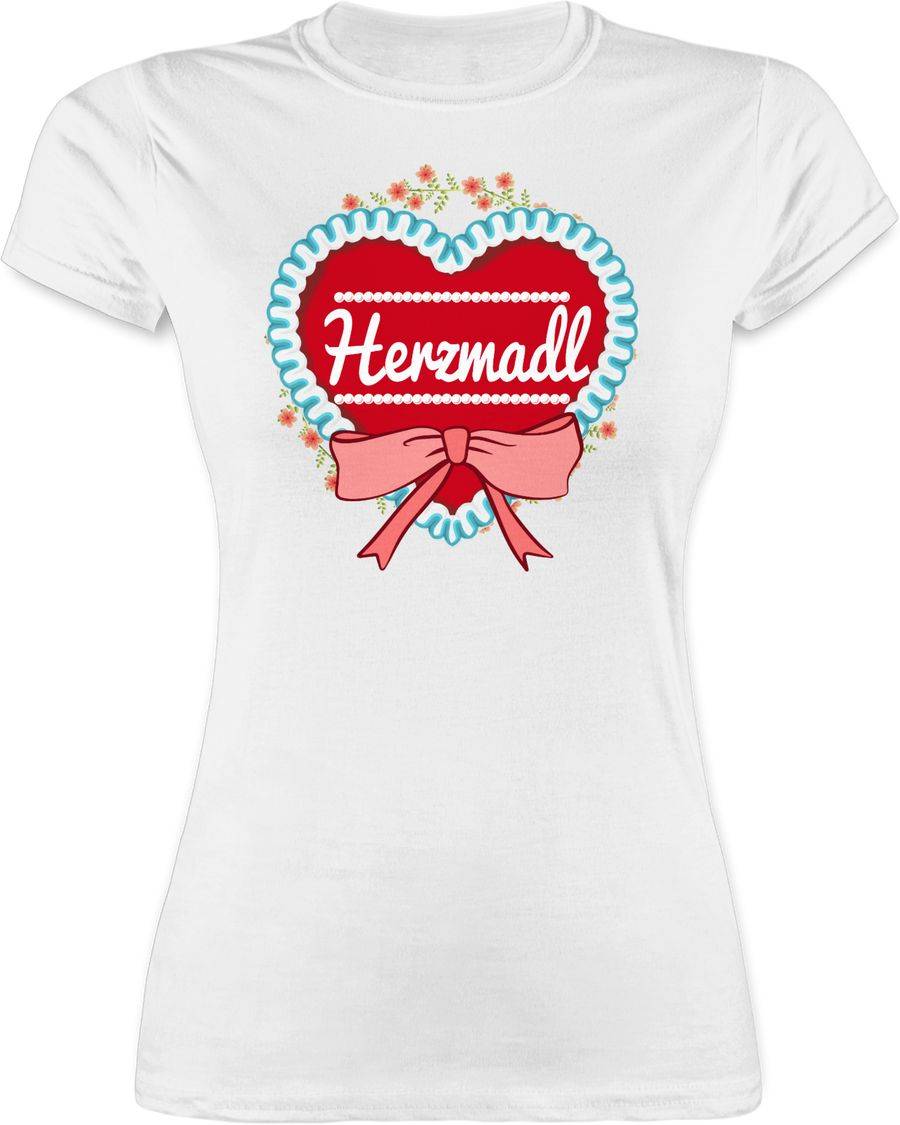 Shirtracer Herzmadl Lebkuchenherz Shirts & Mehr Shirtracer