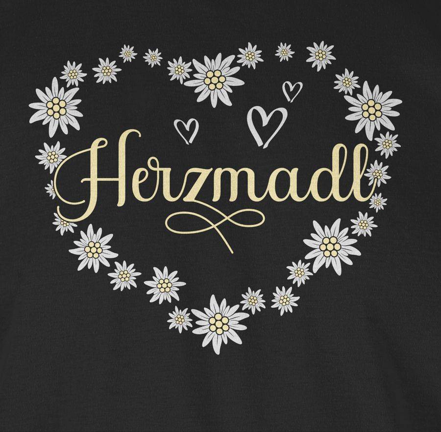Shirtracer Herzmadl Madel Madl Mädel: T-Shirt Gym Bag Shirtracer
