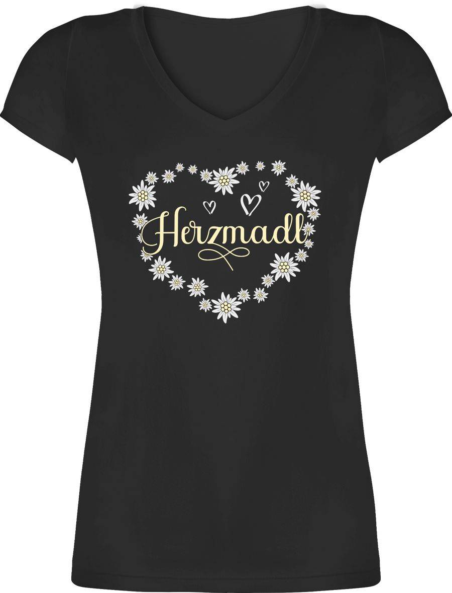 Shirtracer Herzmadl Madel Madl Mädel: T-Shirt Gym Bag Shirtracer