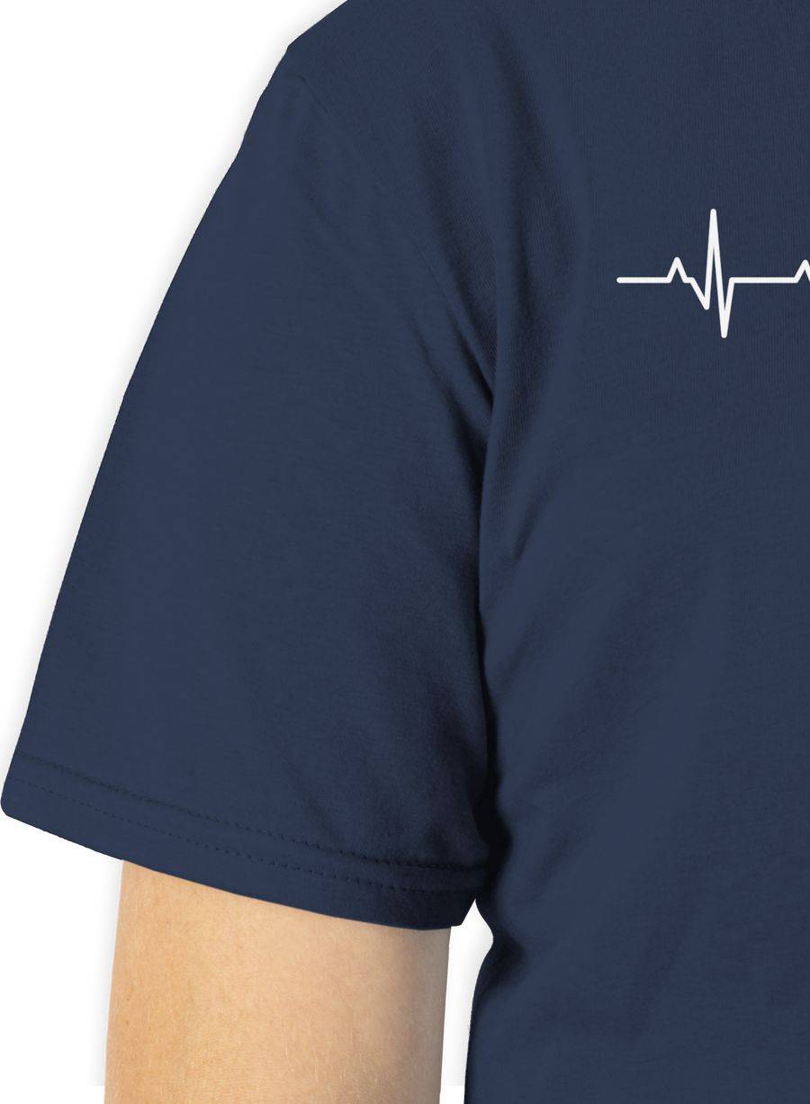 Shirtracer Herzschlag Auto: Tshirt Turnbeutel Shirtracer