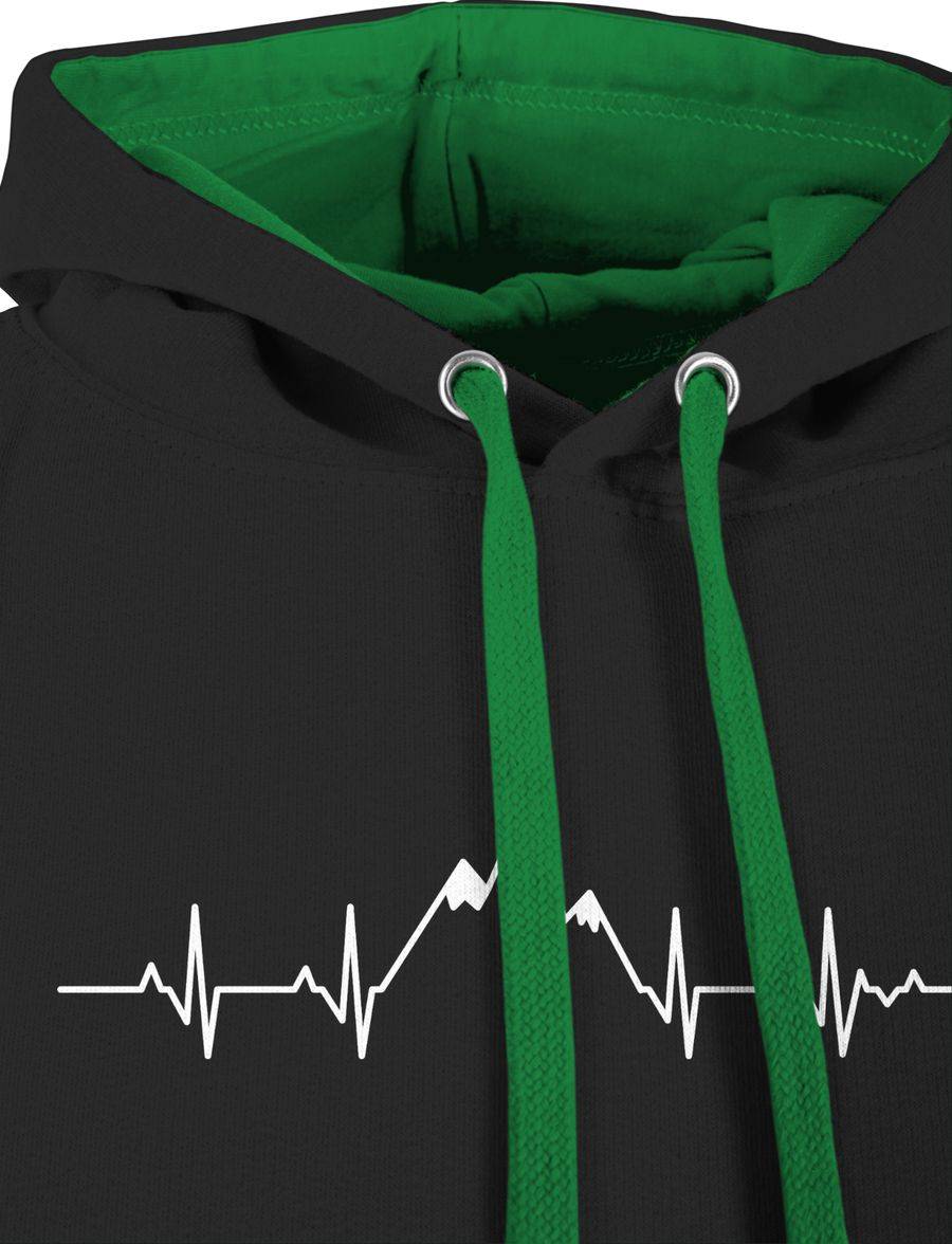 Shirtracer Herzschlag Berge: T-Shirt Gym Bag Shirtracer