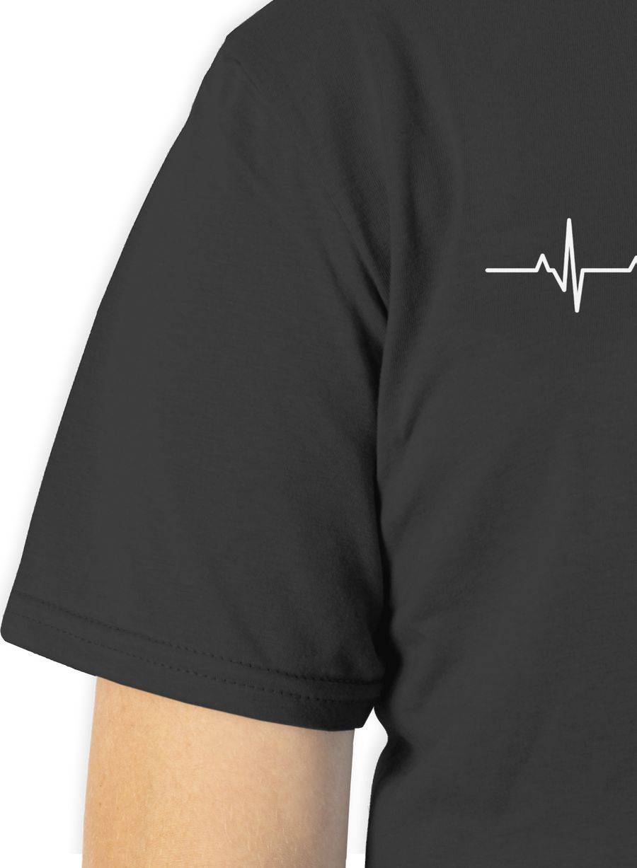 Shirtracer Herzschlag Berge: T-Shirt Gym Bag Shirtracer