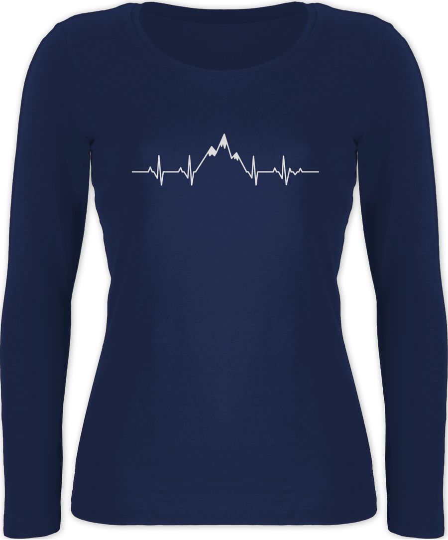 Shirtracer Herzschlag Berge: T-Shirt Gym Bag Shirtracer